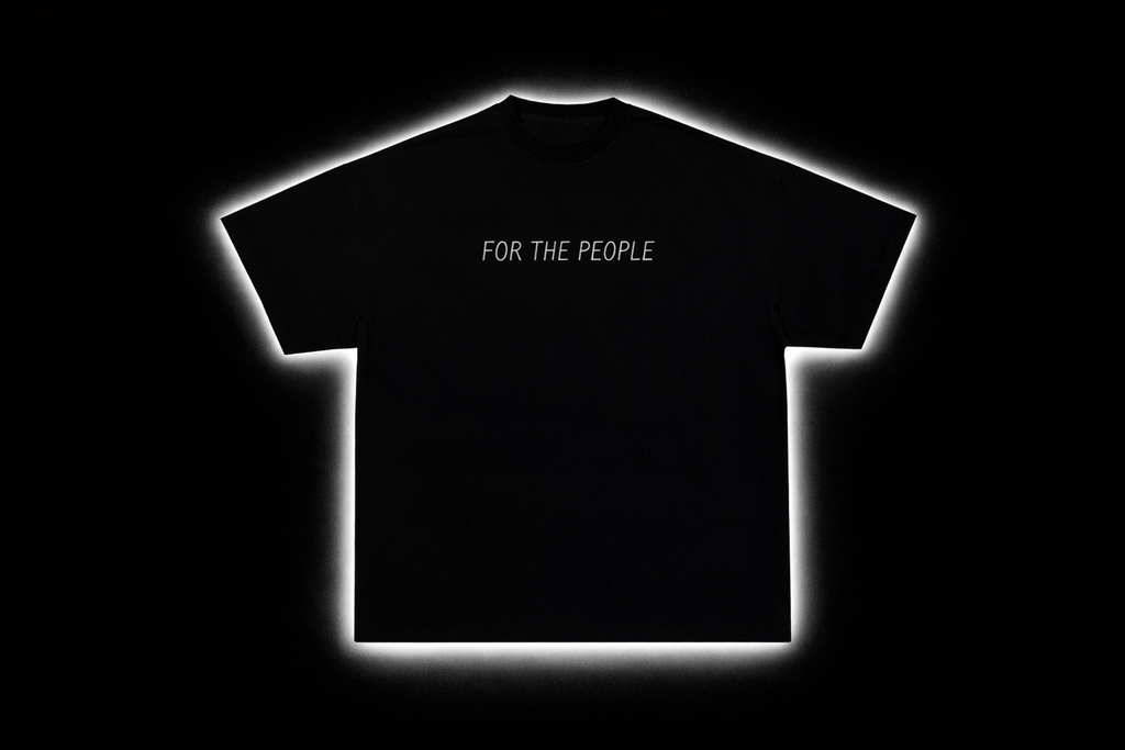 FOR THE PEOPLE (BLACK TEE)