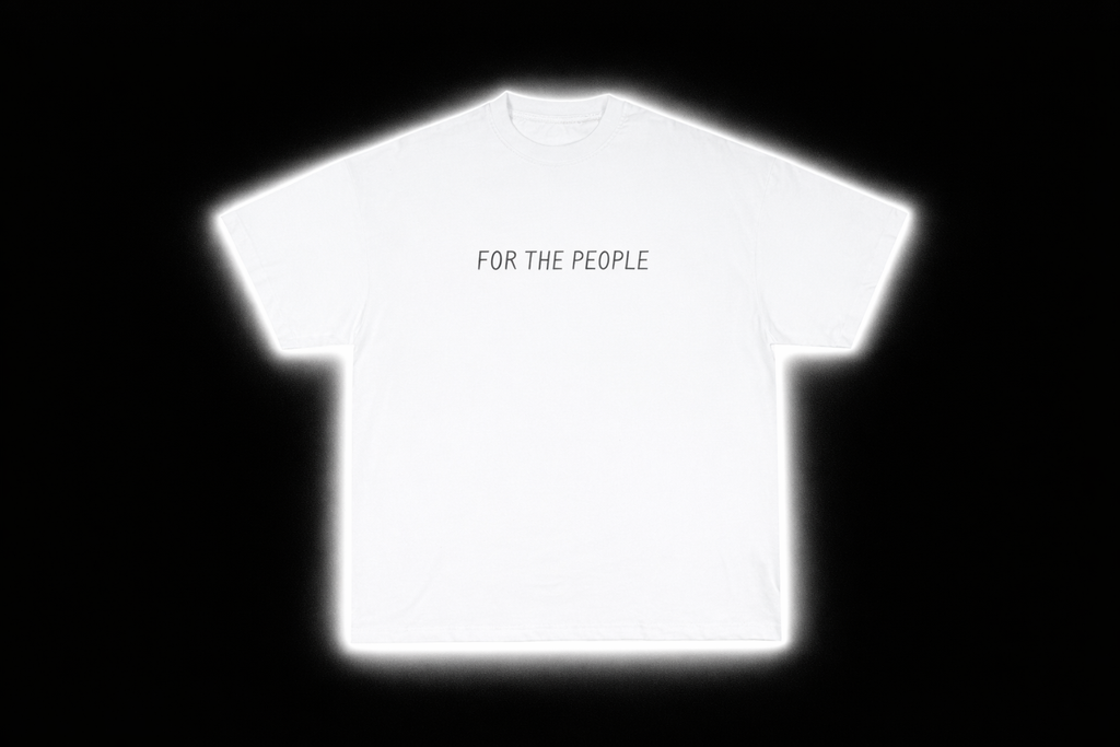 FOR THE PEOPLE (WHITE TEE)