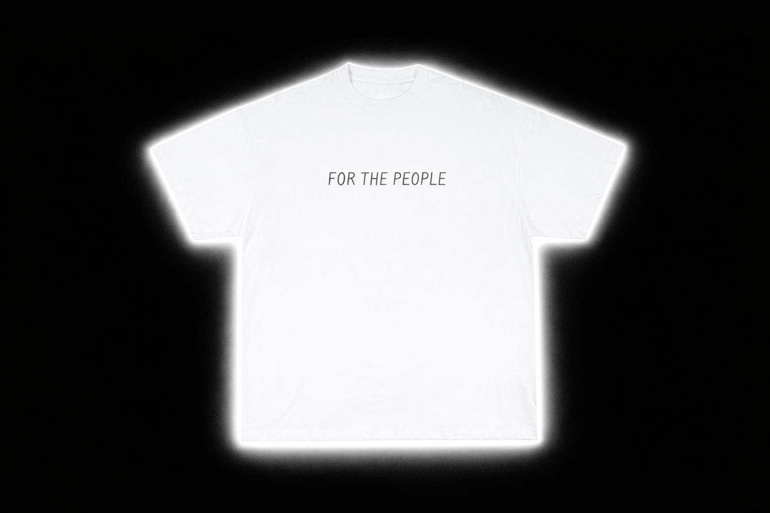 FOR THE PEOPLE (WHITE TEE)